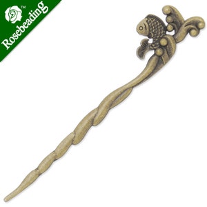 10PCS 26x127mm Antique Bronze Hair Stick,Metal Hair Stick, Hair Accessories C3904