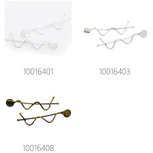 20 pezzi fermaglio per capelli semplice e minimalista con cuscinetto rotondo da 10 mm, fermaglio per capelli, forcina per capelli, forcina per capelli 100164