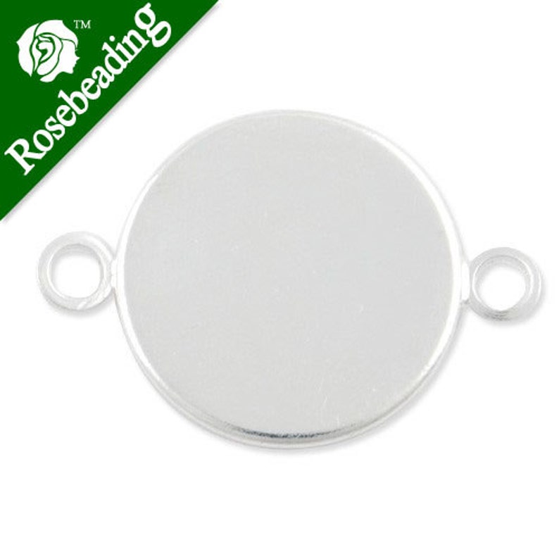 50PCS Bracelet Base With 10MM Round Setting fit 10mm round cabochons