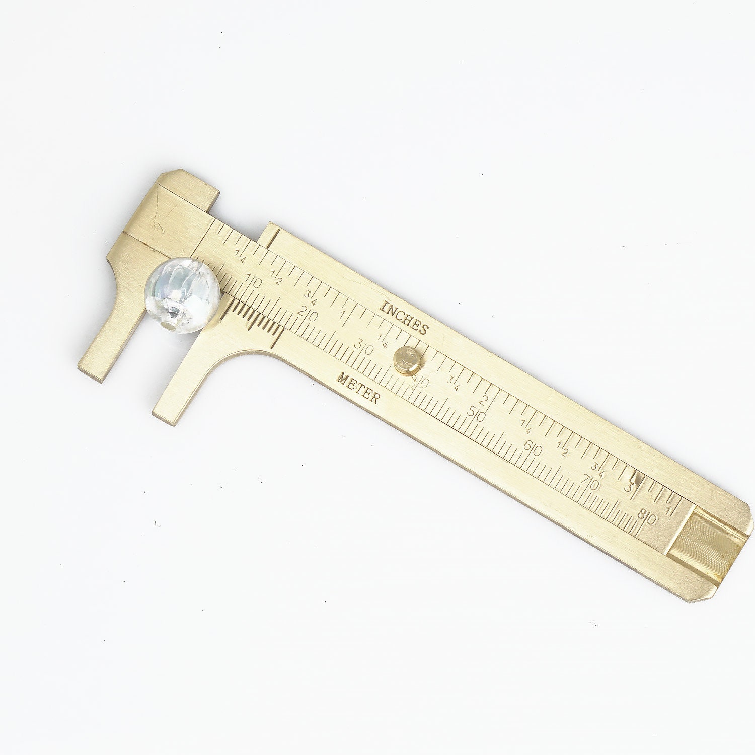 80mm Brass Caliper Vernier Caliper Double Scales Easy Reading for Building Industrial Daily Use 80mm Brass Caliper Vernier Caliper Double Scales Easy Reading for Building Industrial Daily Use
