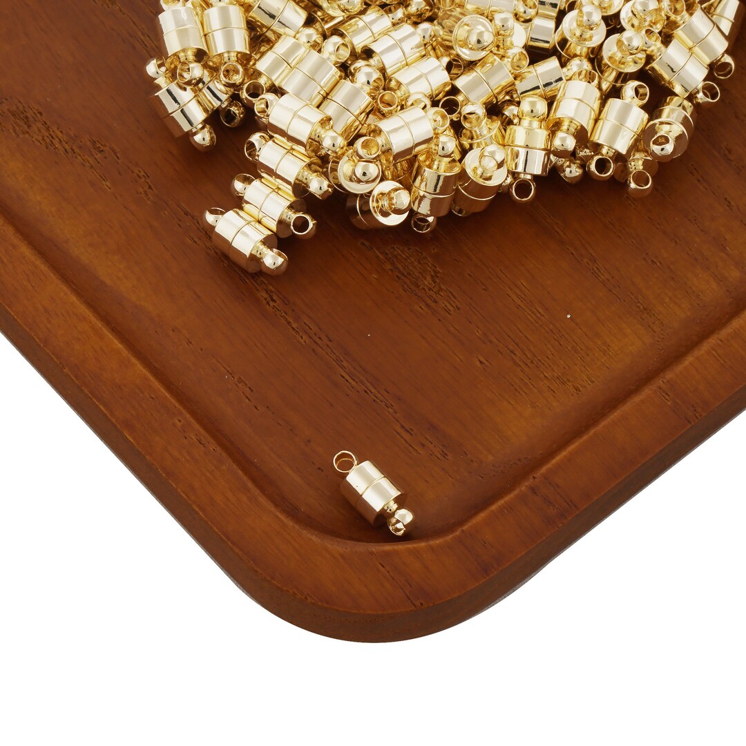 5PCS 14k Gold Filled Clasp Cylinder/ball Etsy