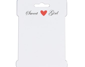 50pcs 82*115MM Paper Display Cards For Hair Bow 10296550
