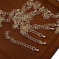 14K Gold Filled Chain Extender for Necklace Bracelet Supply Component findings Teardrop Extenders 20pcs 10424051 product logo