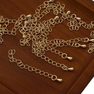 14K Gold Filled Verlängerungskette für Halsketten-Armband-Versorgungskomponenten 20 Stück 10424051