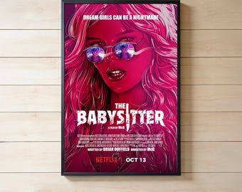 The Babysitter Horror Movie Poster,Canvas Poster | Wall Art Print | No Frame | Unique Gift for Him Her