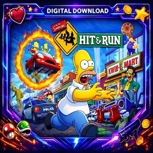 The Simpsons Hit & Run for PC - Instant Download image 1