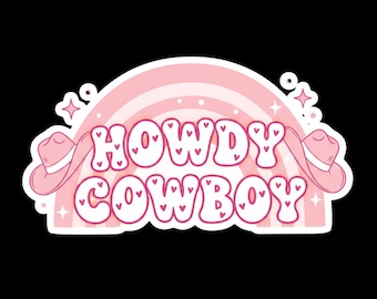 Digital nedladdning av Howdy Cowboy Rainbow Hats - PNG- och SVG-paket (direktåtkomst)