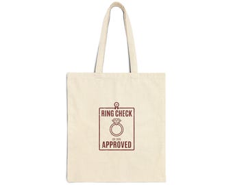 Torba z certyfikatem Ring Check Approved | Era zaręczyn, slogan Script Vintage