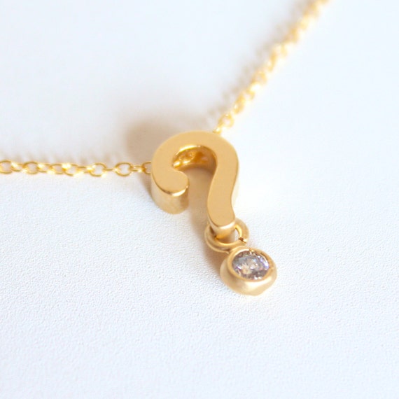 Question Mark (?) Necklace – Baxter Forest