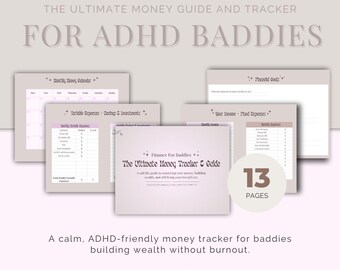 Expenses Tracker & Guide for Baddies | Feminine Budget Planner | Soft Life Money Tracker | Digital Download