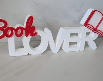 Decoración de estantería 3D para amantes de los libros / Decoración de biblioteca Booktok