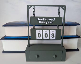 Painel de Acompanhamento de Leitura | Contador de Metas de Leitura, Presente para Amantes de Livros