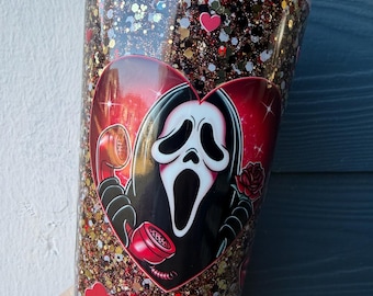 Ghostface 16 oz glitter snowglobe
