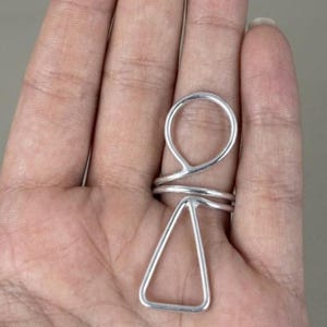 Adjustable Silver MCP Splint Ring with Extensions, Finger Joint Support Ring, Arthritis Relief Splint,