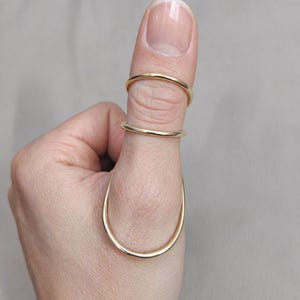 Thumb Splint MCP 925 Silver Ring, MCP Hyperextension Splint, Arthritis Rings, Trigger splint Ring,