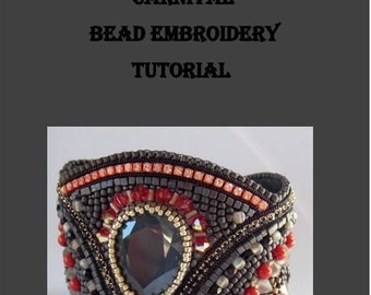 Carnaval-armbandpatroon, zelfstudie, patroon, kralenborduurwerk, kralenpatroon, alleen instructies,