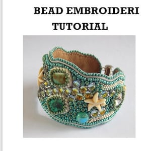 Sunset bracelet DIY , KIT, Pattern,  Tutorial and materials,  Bead embroidery ,Beading pattern , Instructions and materials