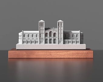 UCLA Royce Hall Concrete Miniature | Architectural Desk Decor, Alumni Gift