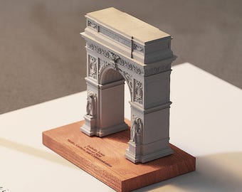Custom Miniature Replica for NYU Washington Square Arch, Concrete Model, Home Office Desk Decor, NYU Graduation,  NYU Alumni, Freshman Gift