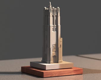Michigan State University Beaumont Tower Concrete Model – Spartan Desk Decor Souvenir