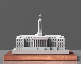 Penn State Old Main Concrete Landmark Model – PSU Graduation Gift, Alumni Keepsake, Desk Decor