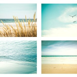 nautical decor fine art photography beach prints coastal prints set photography set of 4  prints abstract art prints bird bedroom decor