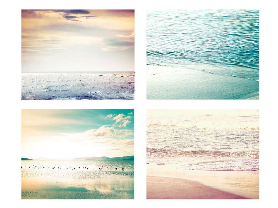 Nautical Prints Photography Set 5x7 8x10 Ocean Wall Art Beach - Etsy