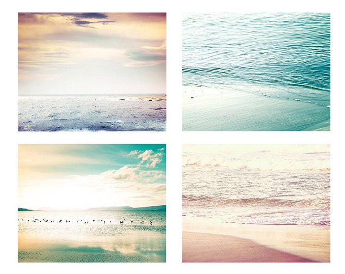 Nautical Prints Photography Set 5x7 8x10 Ocean Wall Art Beach Prints ...