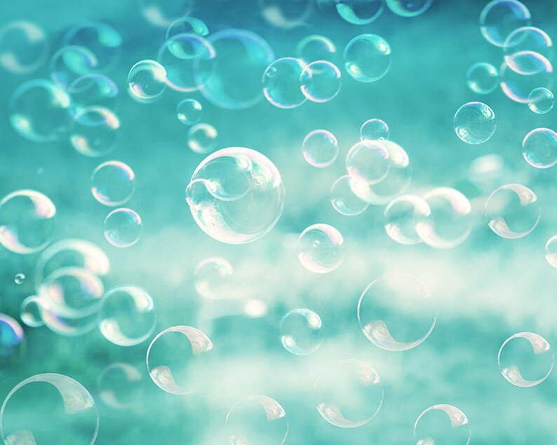 Bubbles photography fine art bubbles wall art nautical decor | Etsy