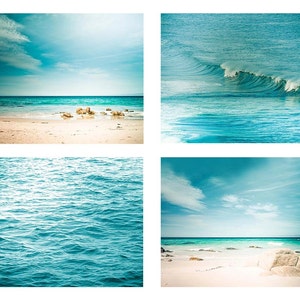 gallery wall prints ocean print coastal wall art photography set nautical decor beach art fine art photography teal home decor blue aqua