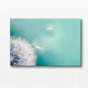 Dandelion wall art dandelion canvas wrap 12x12 20x30 fine art photography canvas print dandelion large canvas nature photography canvas wrap