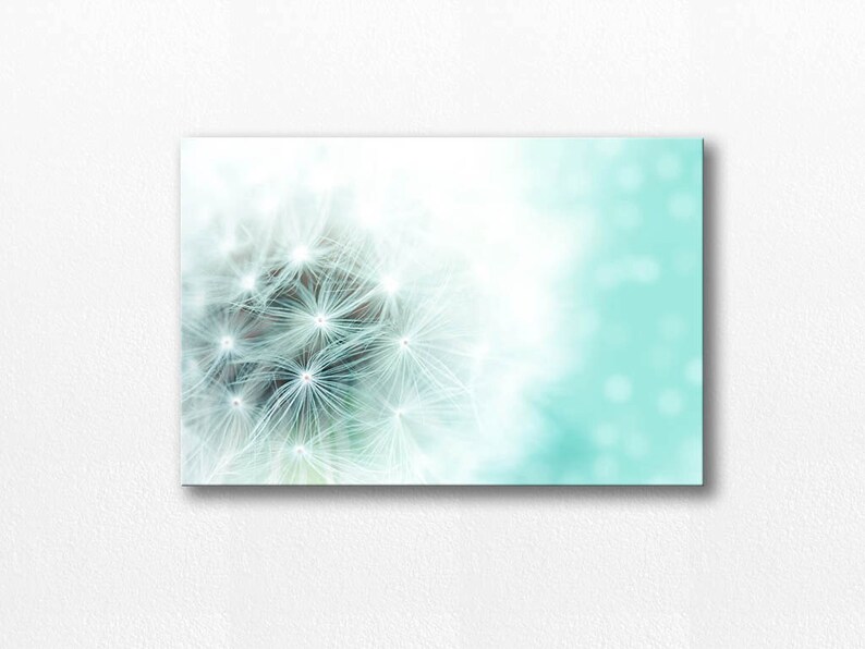 Dandelion Wall Art Dandelion Canvas Abstract Art 20x30 Fine Etsy