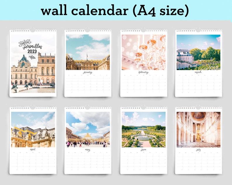 Calendar 2023 Paris Wall Calendar OR Desk Calendar France - Etsy