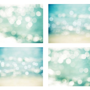 abstract art prints photography set bokeh photography abstract ocean art beach prints nautical abstract seascape ocean photograph mint aqua