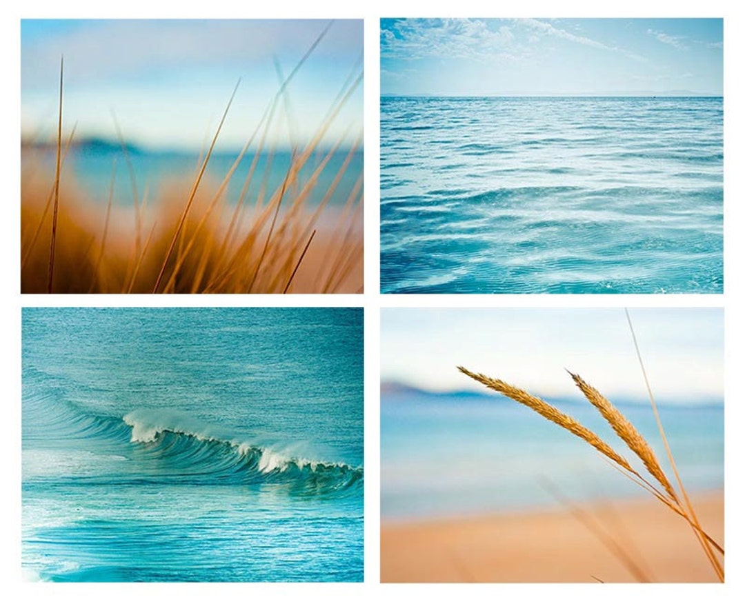 Coastal Prints Set 8x10 8x12 8x8 Nautical Decor Ocean - Etsy