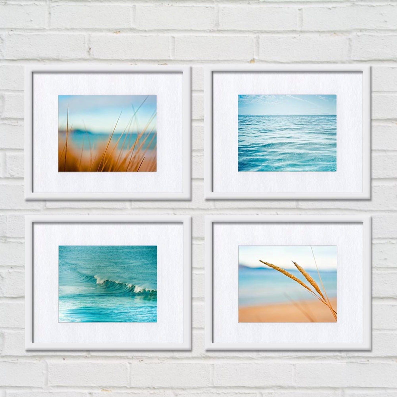 Coastal Prints Set 8x10 8x12 8x8 Nautical Decor Ocean - Etsy