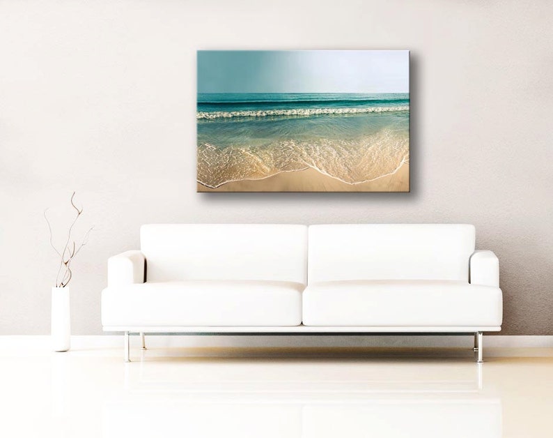 Beach Canvas Art Ocean Canvas Wall Art Beach Photography Etsy