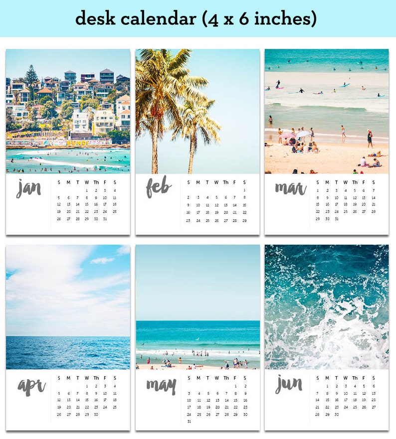 Bondi beach wall art 2020 calendar wall 2020 calendar desk Etsy