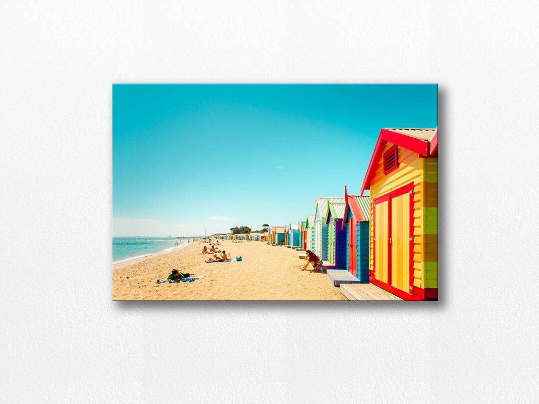 Coastal Canvas Print Beach Canvas Large Canvas Art Beach House Etsy