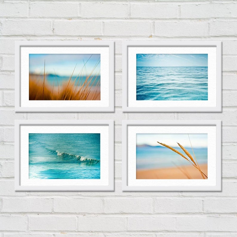 Coastal Prints Set 8x10 8x12 8x8 Nautical Decor Ocean - Etsy