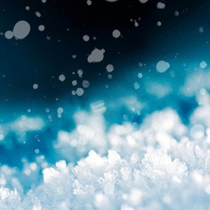 snow photography winter photography bokeh abstract light 8x10 30x45 fine art photography nature snowy night snowflakes navy blue white large