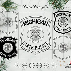 Artenschutz-Emblem SVG, MSP Schulter Patch Siegel Cut-Datei (Digitaler Download)