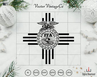 Future Farmers of America Badge SVG,Future Farmers of America Emblem,FFA svg,FFA Agriculture Education Badge,Cricut Silhouette Cut File