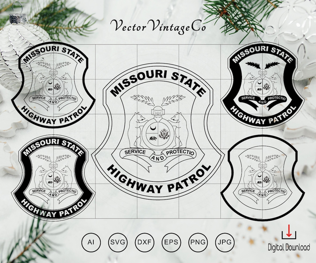 Mshp Patch Missouri State Highway Patrol SVG Bundle, Missouri State Highway Patrol ...
