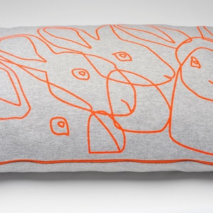 Neon Rabbit Pillow Cover, 60x40 cm. image 4