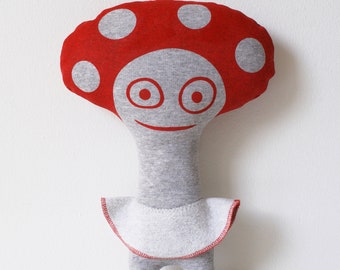 Miss Mushroom Soft Toy