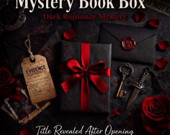 Dark Romance Mystery Book Box | Blind Date With a Book | Shipping Included