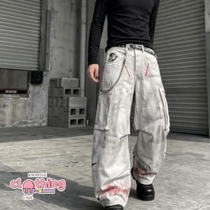 Grunge Cargo Pants - Etsy