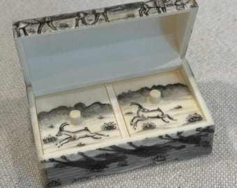 Camel Bone Double Keepsake Box