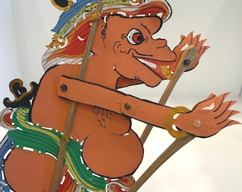 Vintage Balinese Shadow Puppet